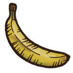 バナナのアイコン